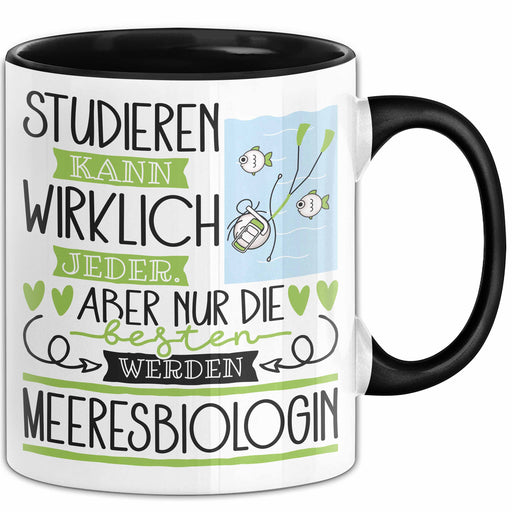 Meeresbiologin Tasse Lustiges Geschenk Studieren Kann Wirklich Jeder Nur Die Besten Werden Meeresbiologin Trendation