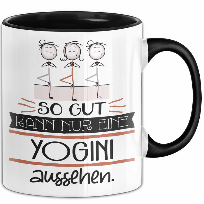 Yogini Geschenk Tasse So Gut Kann Nur Eine Yogini Aussehen Geschenkidee Geburtstag Weihnachten Lustig Trendation