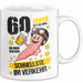 60. Geburtstag Tasse Geschenk Lustige Geschenkidee Spruch 60 Jahre Ist Es Her Da War Ich Der Schnellste Im Verkehr Weiß Trendation