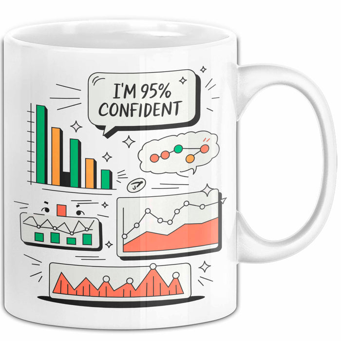 Statistiker Tasse Geschenk Lustige Geschenkidee Spruch Für Daten Analysten Weiß Trendation