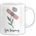 Patienten Kranke Menschen Tasse Geschenk Lustige Geschenkidee Spruch Gute Besserung Weiß Trendation