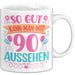 90er Geburtstag Tasse Geschenk Frauen So Gut Kann Man Mit 90 Aussehen Geschenkidee Geburtstag Weiß Trendation