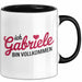 Gabriele Tasse Geschenk Ich Bin Vollkommen Gabriele Geschenkidee Geburtstag Schwarz Trendation