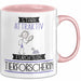 Tierforscherin Tasse Geschenk Becher Stark Attraktiv Furchtlos Tierforscherin Lustige Geschenkidee Rosa Trendation