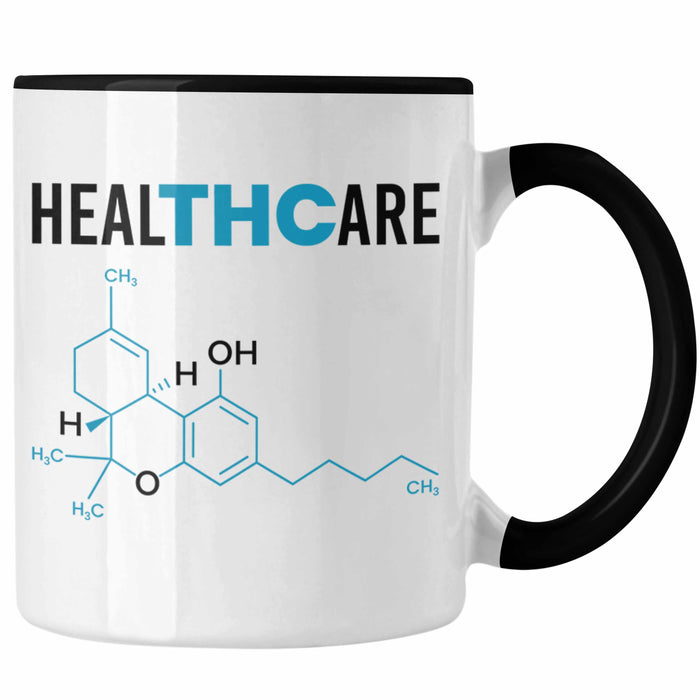 THC Tasse "THC - Healthcare" Cannabis-Liebhaber