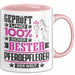 Pferdepfleger Geschenk Lustiger Spruch für Pferdepfleger Geschenkidee Bester Pferdepfleger Der Welt Rosa Trendation