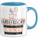Hundefrisörin Weil Es Keinen Schöneren Beruf Gibt Tasse Geschenk für Eine Hundefrisörin Lustig Blau Trendation