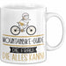 Mountainbike-Guide Geschenk Tasse Becher Die Frau Die Allen Kann Geschenkidee für eine Mountainbike-Guide Lustig Weiß Trendation