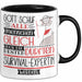Survival-Expertin Geschenk Becher Tasse Gott Schuf Alle Menschen Gleich Nur Die Besten Durfeten Survival-Expertin Werden Geschenkidee Lustig Trendation