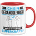 Gesangslehrer Tasse Geschenk für Gesangslehrer Geburtstag Lustiger Spruch Kaffee-Becher Was Ist Deine Superkraft Rot Trendation
