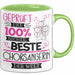 Beste Chorsängerin Der Welt Tasse Geschenk für Eine Chorsängerin Geprüft Und Sicher Geschenkidee Geburtstag Weihnachten Grün Trendation