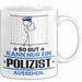 Polizist Geschenk Tasse So Gut Kann Nur Ein Polizist Aussehen Geschenkidee Kaffee-Becher Weiß Trendation