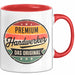 Zimmermann Holz Tischlerei Tasse Geschenk Lustige Geschenkidee Spruch Premium Handwerker Das Original Rot Trendation