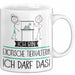 Geschenk für Exotische Tierhalterin Tasse Lustige Geschenkidee Geburtstag Ich Bin Exotische Tierhalterin Ich Darf Das Weiß Trendation