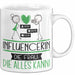 Influencerin Geschenk Tasse Becher Die Frau Die Allen Kann Geschenkidee für eine Influencerin Lustig Weiß Trendation