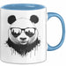 Panda Mit Sonnenbrille Tasse Geschenk Lustige Geschenkidee Spruch Blau Trendation