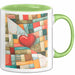 Quilter Tasse Geschenk Lustige Geschenkidee Spruch Für Patchwork Fans Grün Trendation