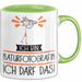 Geschenk für Naturfotografin Tasse Lustige Geschenkidee Geburtstag Ich Bin Naturfotografin Ich Darf Das Grün Trendation