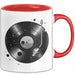 Vinyl Schallplatten Musikliebhaber Musiker Tasse Geschenk Lustige Geschenkidee Spruch Rot Trendation