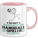 Handballspieler Geschenk Tasse So Gut Kann Nur Ein Handballspieler Aussehen Geschenkidee Kaffee-Becher Rosa Trendation