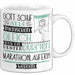 Marathonläuferin Geschenk Becher Tasse Gott Schuf Alle Menschen Gleich Nur Die Besten Durfeten Marathonläuferin Werden Geschenkidee Lustig Weiß Trendation