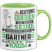 Gärtner Geschenk Tasse Lustiger Spruch Erheben Sie Sich Der Gärtner Betritt den Raum Grün Trendation