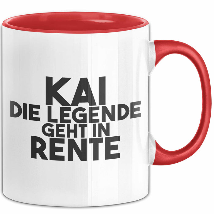 Kai Tasse Kai – Die Legende Geht In Rente Geschenk