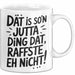 Jutta Tasse Geschenk Dat Is So'n Jutta Ding Dat Raffste Eh Nicht Geschenkidee Becher mit Name Weiß Trendation