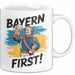 Deutschland München Bayern Bayerisch Tasse Geschenk Lustige Geschenkidee Spruch Bayern Zuerst Weiß Trendation