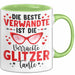 Tante Verwandte Tasse Geschenk Lustige Geschenkidee Spruch Beste Tante Grün Trendation