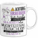Musikfestival-Besucherin Tasse Geschenk Lustiger Spruch Bitte Erheben Sie Sich Seine Majestät Die Musikfestival-Besucherin Betritt Den Raum Weiß Trendation