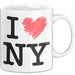 New York City USA Tasse Geschenk Lustige Geschenkidee Spruch Ich Liebe New York Weiß Trendation