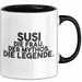 Susi Tasse Susi – Die Frau. Der Mythos. Die Legende. Geschenk Schwarz Trendation