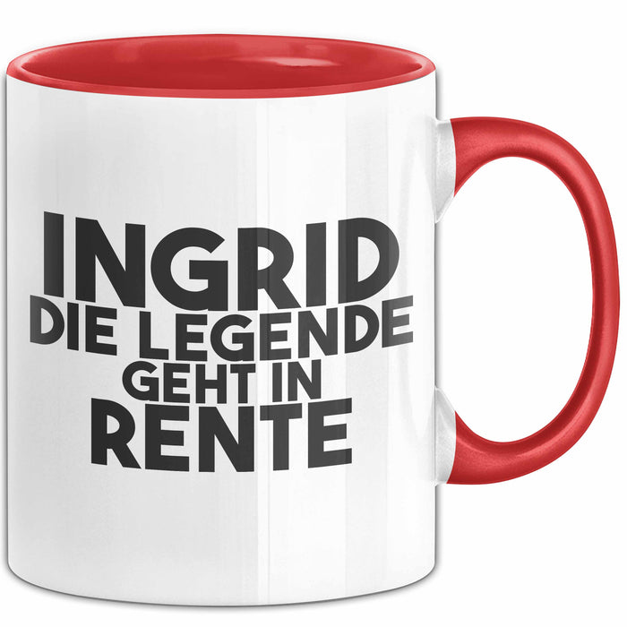 Ingrid Tasse Ingrid – Die Legende Geht In Rente Geschenk