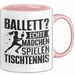 Tischtennis-Spielerin Tasse Geschenk Frauen Ballett Echte Mädchen Spielen Tischtennis Rosa Trendation
