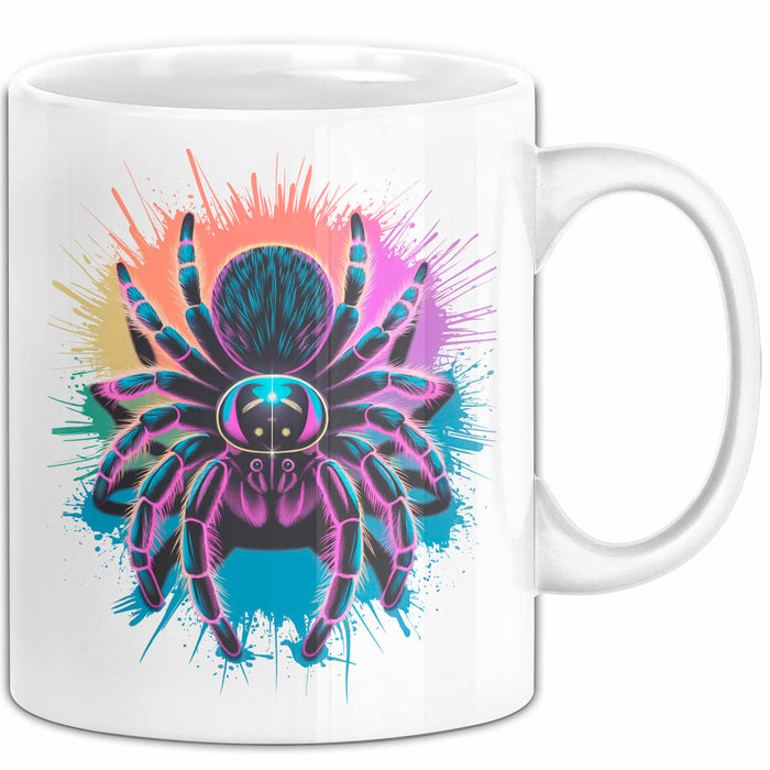 Spinne Vogelspinne Tier Tasse Geschenk Lustige Geschenkidee Spruch Weiß Trendation