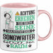Songwriter Geschenk Tasse Lustiger Spruch Erheben Sie Sich Der Songwriter Betritt den Raum Rosa Trendation