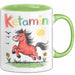 Ketamin Einhorn Tasse Geschenk Lustige Geschenkidee Spruch Ketamin Grün Trendation