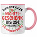 Wichtelgeschenk für 25 Euro Tasse Wichteln für Frauen Kollegen Wichtel-Tasse Schrottwichteln Rosa Trendation