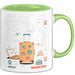 Reiseblogger Tasse Geschenk Lustige Geschenkidee Spruch Für Abenteuer Sucher Grün Trendation