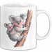 Koala Tierliebhaber Tasse Geschenk Lustige Geschenkidee Spruch Weiß Trendation