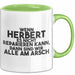 Herbert Tasse Wenn Herbert Nicht Repariert, Sind Wir Am Arsch Geschenk Grün Trendation