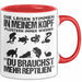 Reptil Bartagame Tasse Geschenk Lustige Geschenkidee Spruch Die Leisen Stimmen In Meinem Kopf Flüstern Immer Wieder Rot Trendation