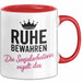 Sozialarbeiter Tasse Geschenk Lustige Geschenkidee Spruch Ruhe Bewahren Die Sozial Arbeiterin Regelt Das Rot Trendation