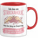 Stricken Tasse Geschenk Strickaholic Auf Dem Weg Zur Besserung Geschenkidee Hobby Rot Trendation