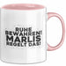 Marlis Tasse Ruhe Bewahren! Marlis Regelt Das! Geschenk Rosa Trendation