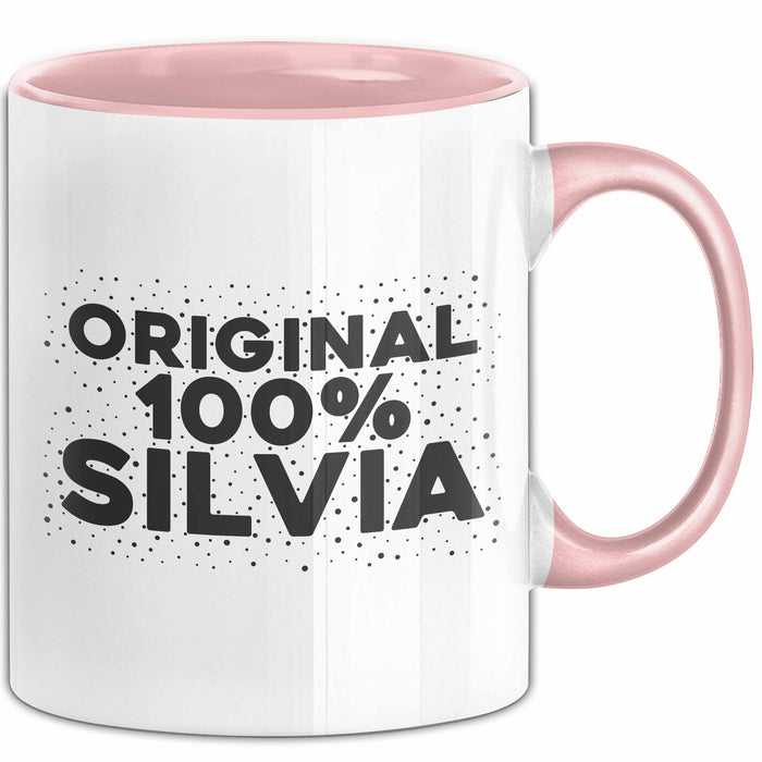 Silvia Tasse Original 100% Silvia Geschenk Rosa Trendation