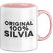 Silvia Tasse Original 100% Silvia Geschenk Rosa Trendation