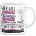Pferdetherapeutin Tasse Geschenk Spruch Wer Will Schon Prinzessin Sein Wenn Man Auch Pferdetherapeutin Sein Kann Weiß Trendation