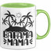 Bahama Mama Tasse Geschenk Bahamas Geschenkidee Urlaub Becher Grün Trendation